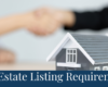 Real Estate Listing Requirements